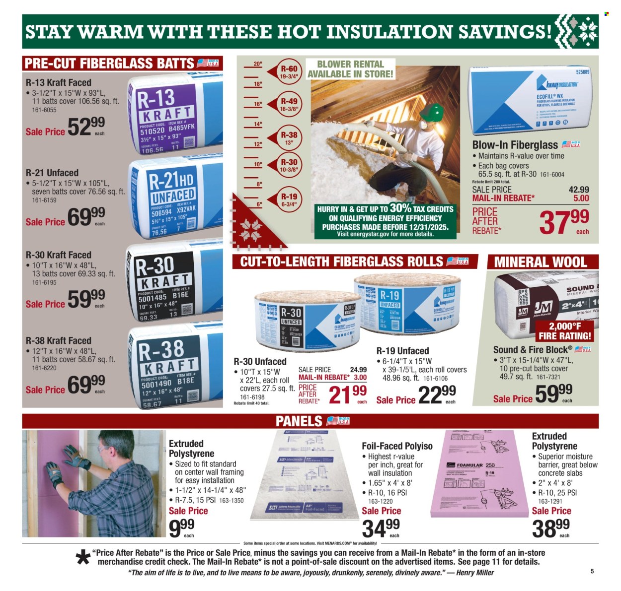 Menards ad - 12/11/2025 - 12/24/2025. Page 7