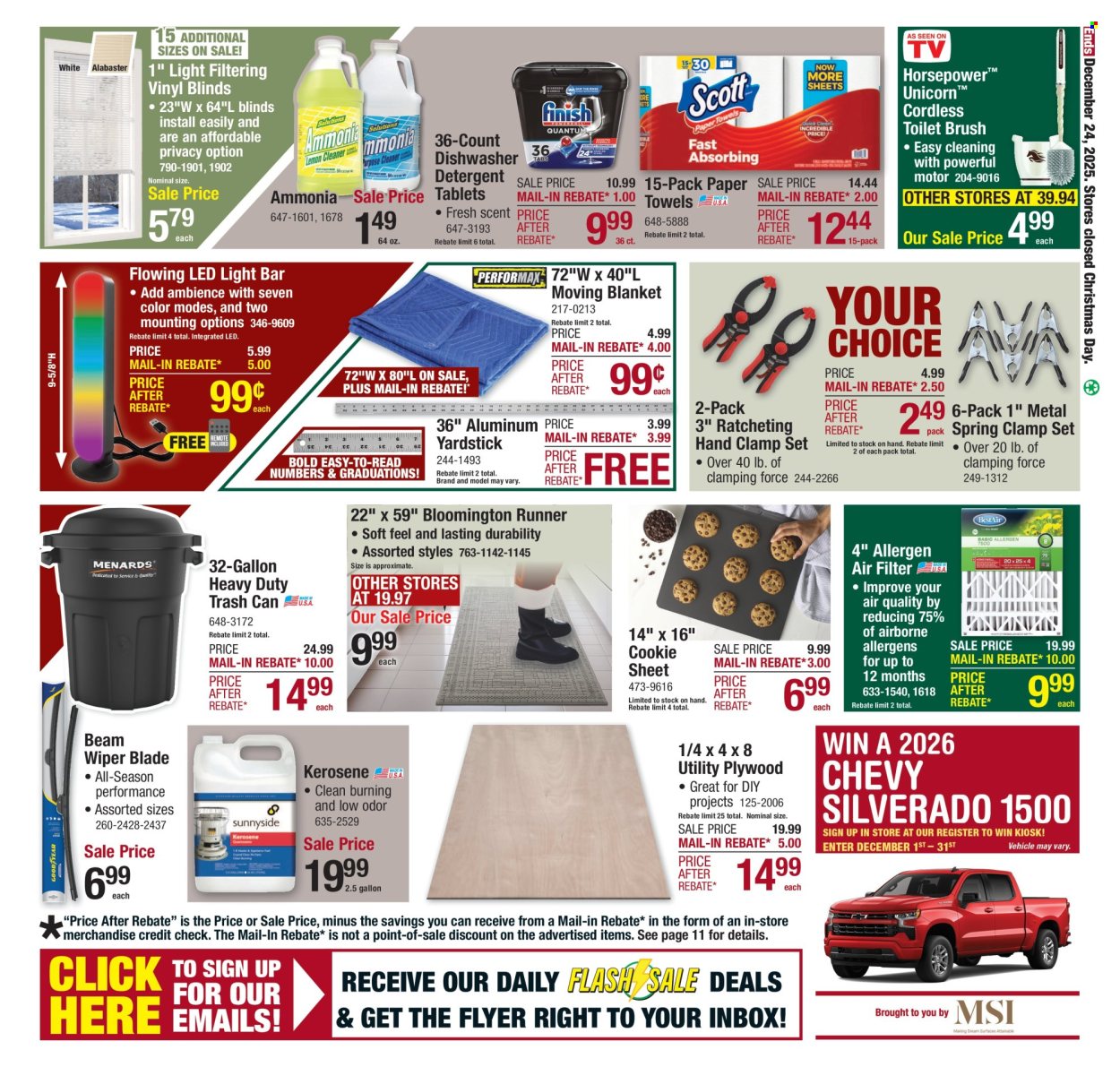 Menards ad - 12/11/2025 - 12/24/2025. Page 21