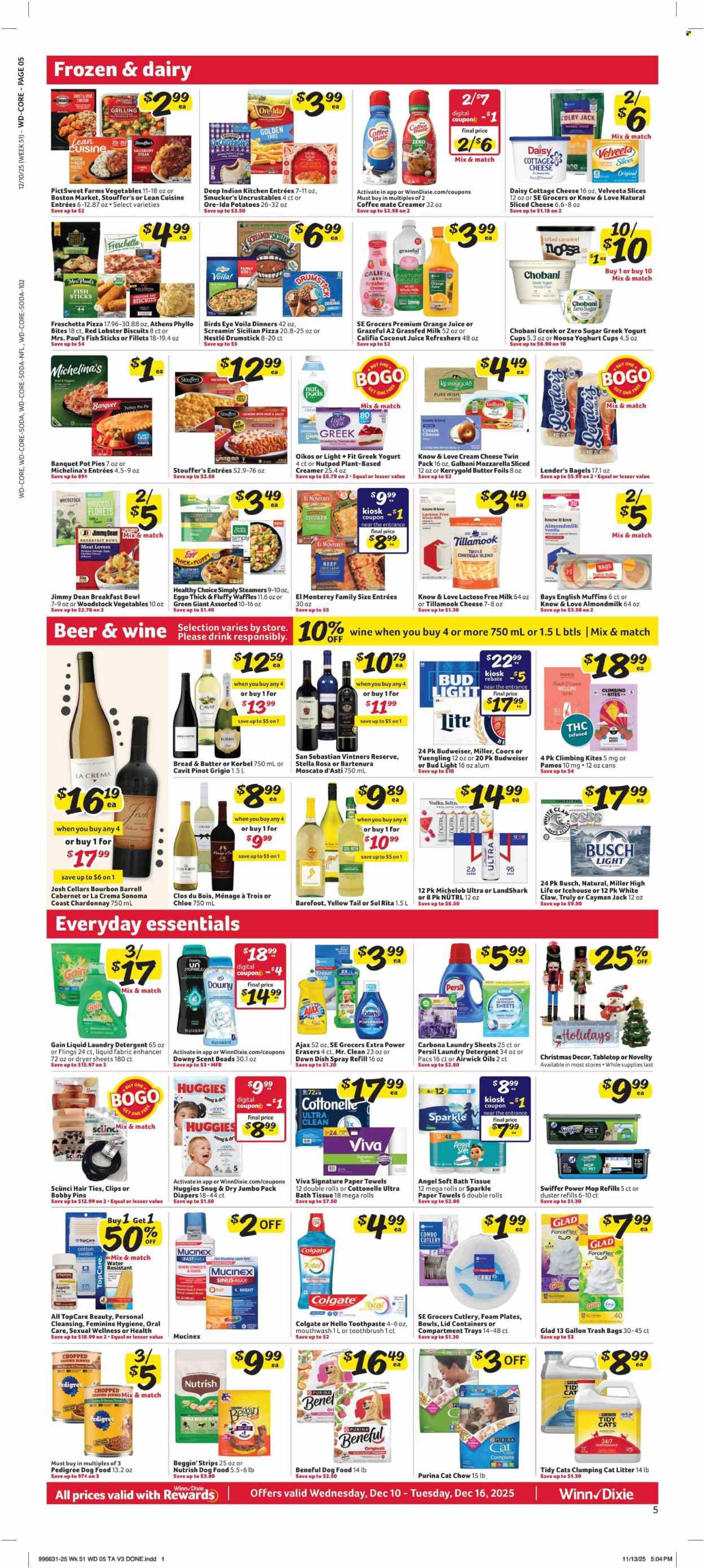 Winn Dixie ad - 12/10/2025 - 12/16/2025. Page 5