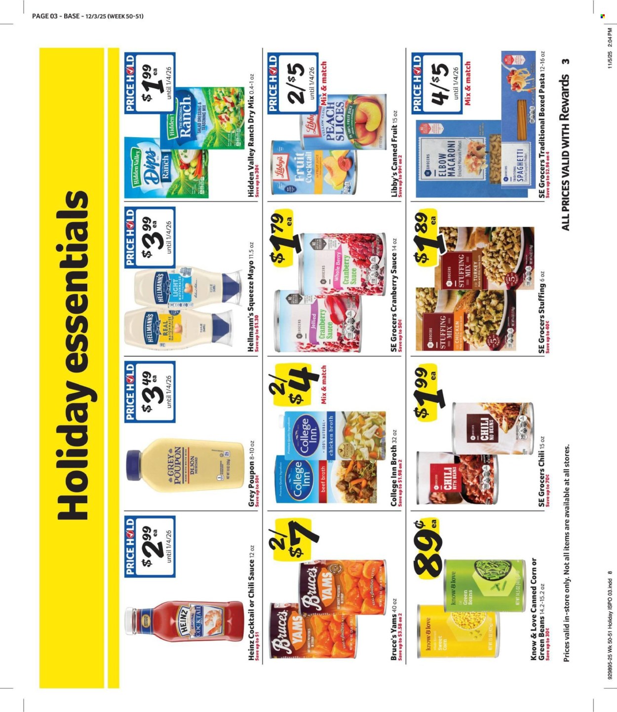 Winn Dixie ad - 12/10/2025 - 12/16/2025. Page 9