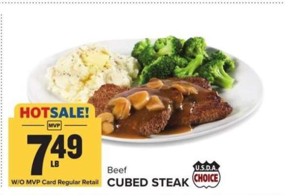 Beef Cubed Steak