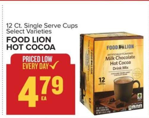 FOOD LION HOT COCOA