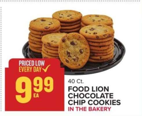 Food Lion Chocolate Chip Cookies