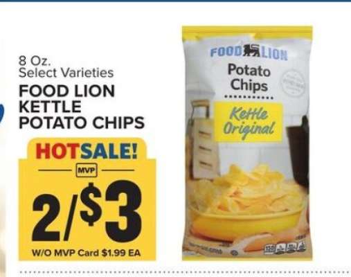 FOOD LION KETTLE POTATO CHIPS
