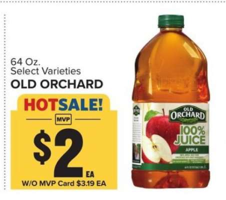 OLD ORCHARD 100% JUICE APPLE