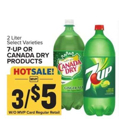 7-UP or Canada Dry Products