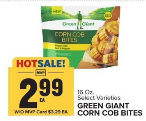GREEN GIANT CORN COB BITES