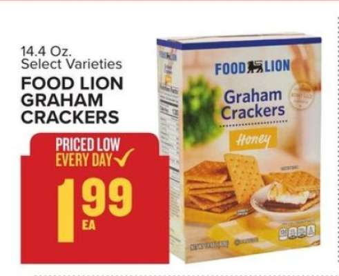FOOD LION GRAHAM CRACKERS