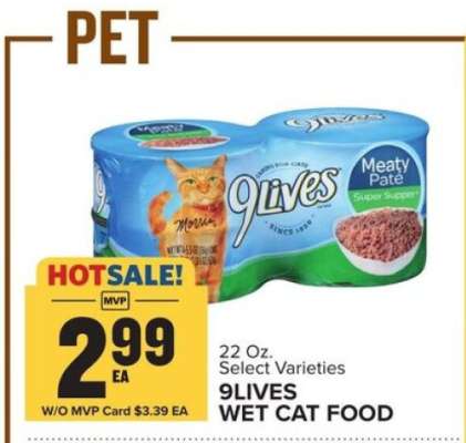 9Lives Wet Cat Food