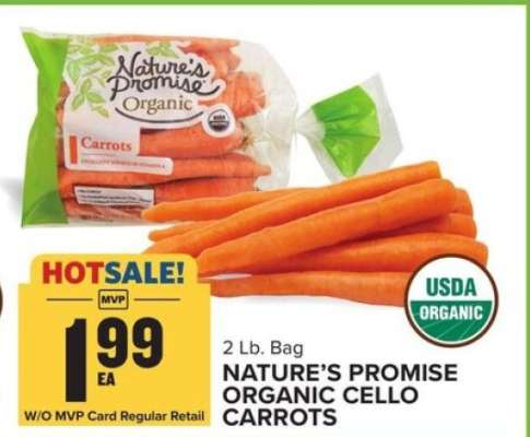 Nature's Promise Organic Cello Carrots