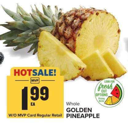 Whole Golden Pineapple