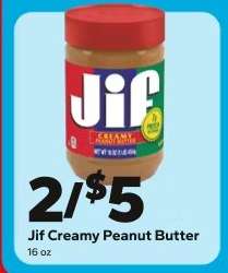 Jif Creamy Peanut Butter*