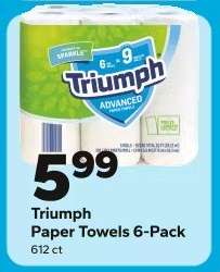 Triumph Paper Towels 6-Pack