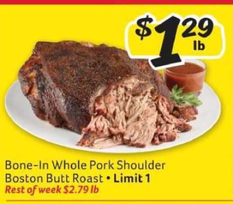 Bone-In Whole Pork Shoulder Boston Butt Roast