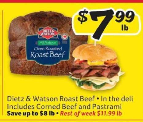 Dietz & Watson Roast Beef