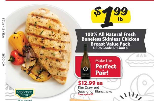 Sanderson Farms Boneless Skinless Chicken Breast