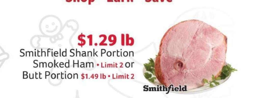 Smithfield Shank Portion Smoked Ham