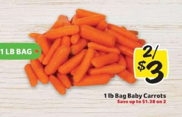 1 lb Bag Baby Carrots