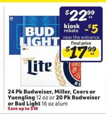 Budweiser, Miller, Coors or Yuengling