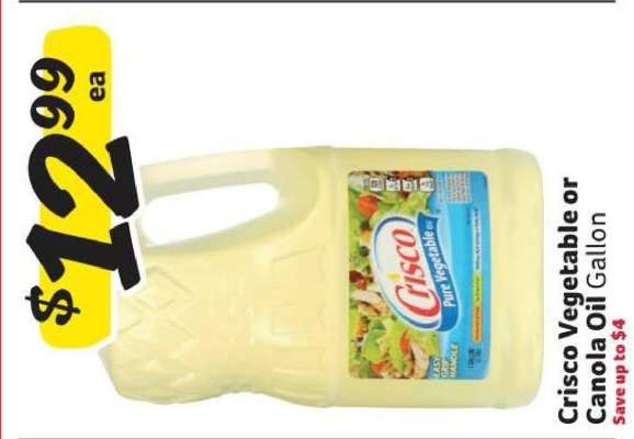 Crisco Vegetable or Canola Oil