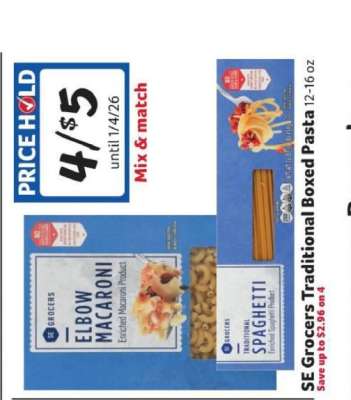 SE Grocers Traditional Boxed Pasta