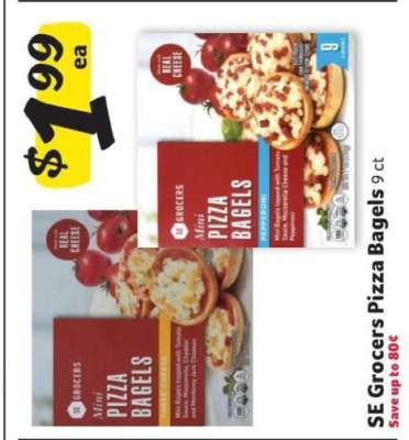 SE Grocers Pizza Bagels