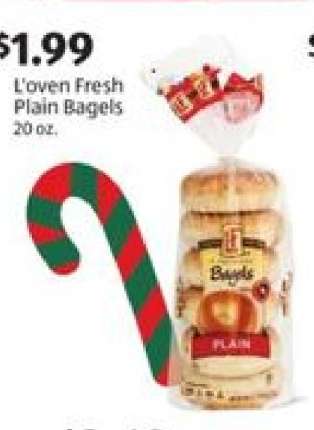 L'oven Fresh Plain Bagels