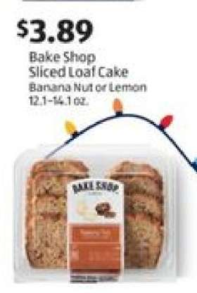 Bake Shop Sliced Loaf Cake