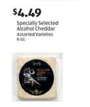 Specially Selected Alcohol Cheddar