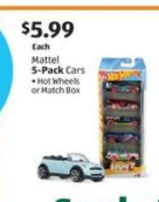 Mattel 5-Pack Cars