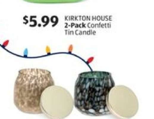 KIRKTON HOUSE 2-Pack Confetti Tin Candle