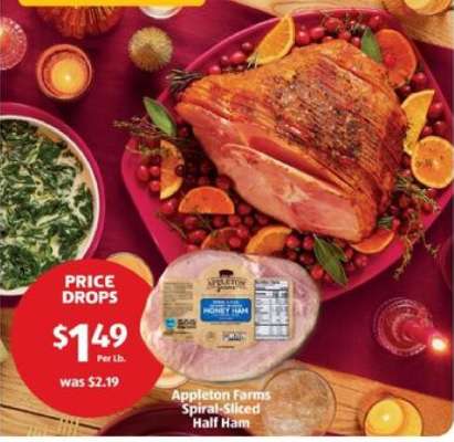 Appleton Farms Spiral-Sliced Half Ham