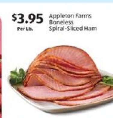 Appleton Farms Boneless Spiral-Sliced Ham