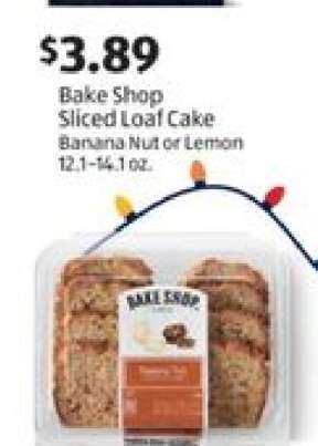 Bake Shop Sliced Loaf Cake