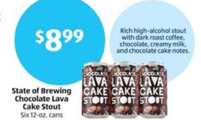 State of Brewing Chocolate Lava Cake Stout