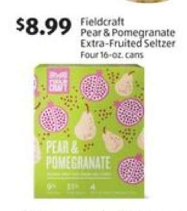Fieldcraft Pear & Pomegranate Extra-Fruited Seltzer