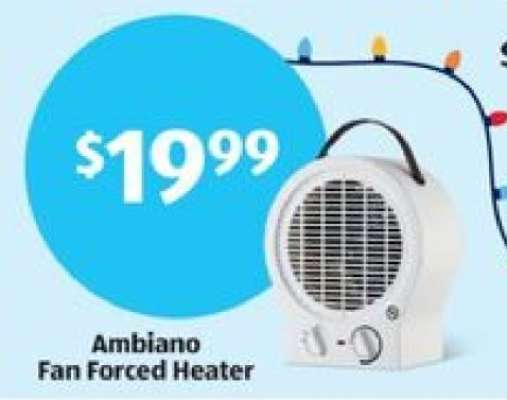 Ambiano Fan-Forced Heater