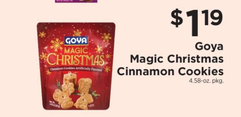 Goya Magic Christmas Cinnamon Cookies