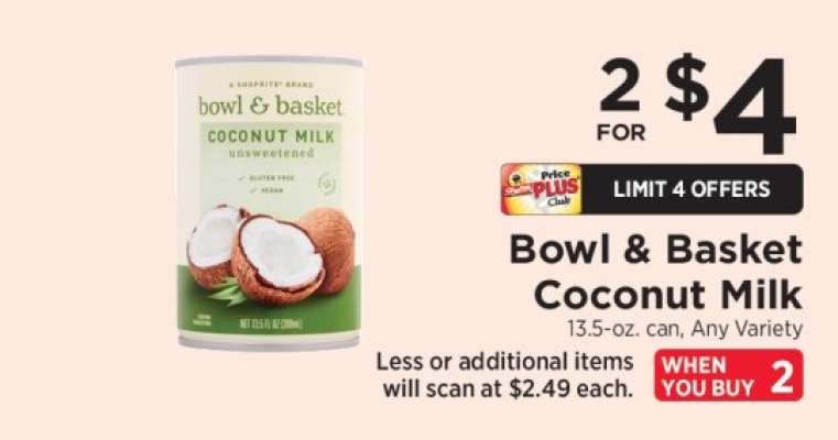Bowl & Basket Coconut Milk