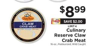 Culinary Reserve Claw Crab Meat