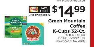 Green Mountain Coffee K-Cups 32-Ct.
