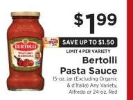 Bertolli Pasta Sauce