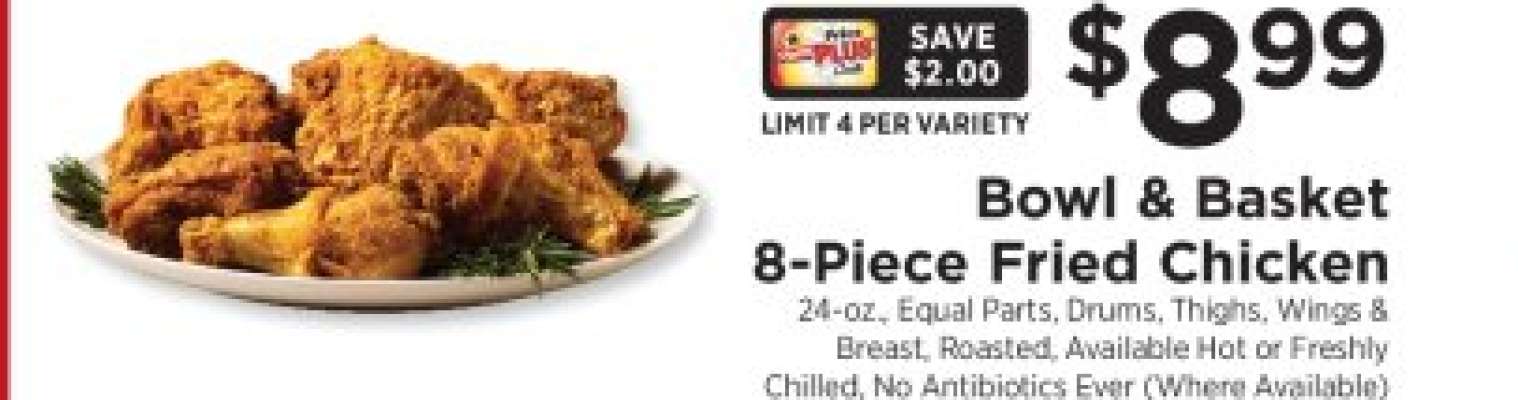 Bowl & Basket 8-Piece Fried Chicken