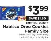 Nabisco Oreo Cookies Family Size