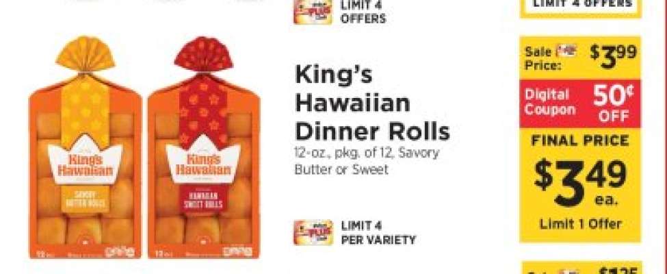 King's Hawaiian Dinner Rolls