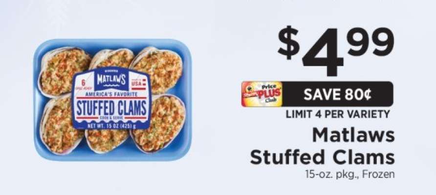 Matlaws Stuffed Clams
