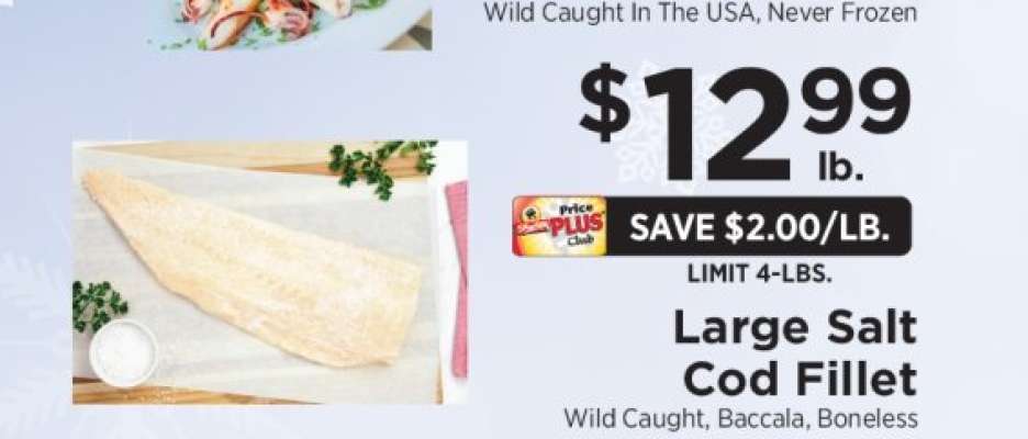 Large Salt Cod Fillet