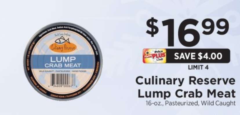 Culinary Reserve Lump Crab Meat