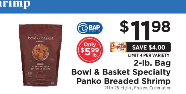 Bowl & Basket Specialty Panko Breaded Shrimp