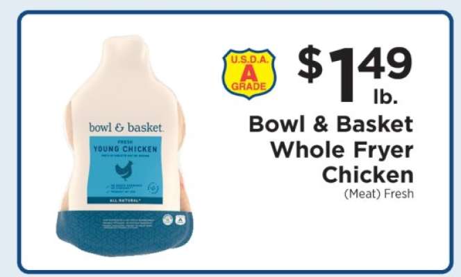 Bowl & Basket Whole Fryer Chicken